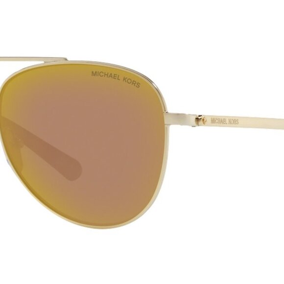 Michael Kors Women's Gold Aviator Sunglasses - Picture 2 of 2